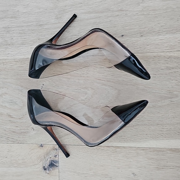 Schutz Cendi Vinyl & Patent Leather Pumps - Picture 3 of 16